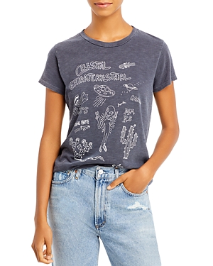 Mother The Sinful Crewneck Tee In Celestial Extraterrestrial