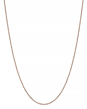 Moon & Meadow 14k Yellow Gold Beaded Chain Necklace, 18