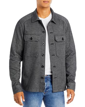 Michael Kors Reactive Yarn Dyed Chambray Shirt Jacket | Bloomingdale's