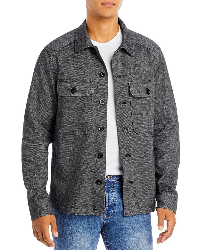 Michael Kors Reactive Yarn Dyed Chambray Shirt Jacket Bloomingdale s