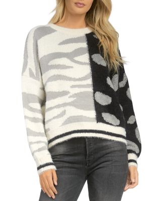 Elan - Mixed Animal Print Sweater