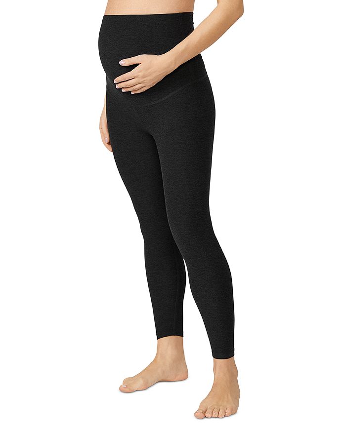 DAVID-K LEGGINGS WOMEN'S YOGA PANTS WITH SOLID WAISTBAND ONE SIZE