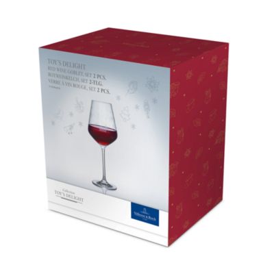 Toy's Delight Red Wine Goblet, Set of 2