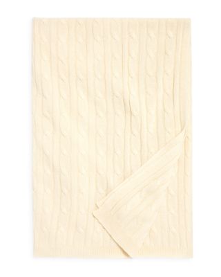BLOOMIE'S BABY BLOOMIE'S UNISEX CABLE KNIT CASHMERE BABY BLANKET