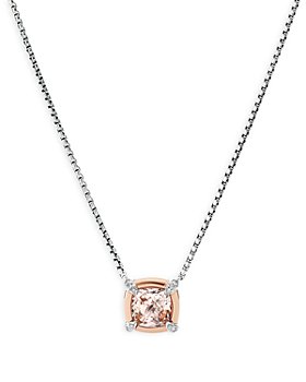 David Yurman - Petite Chatelaine® Gemstone & Diamond Pendant Necklace Collection with 18K Yellow Gold