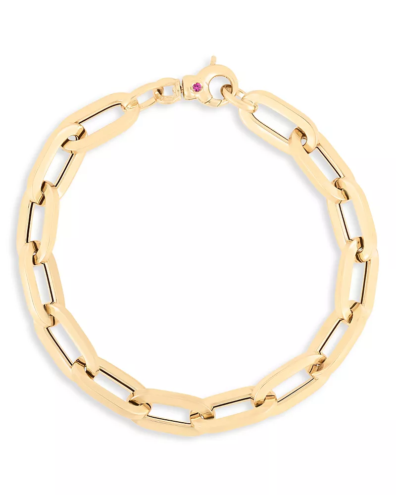 Roberto Coin 18K Yellow Gold Classic Oro Paperclip Link Bracelet