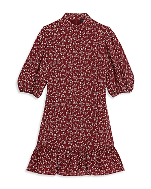 The Kooples Allover Lumieres Dress In Burgundy