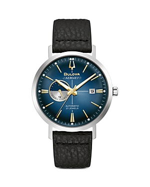 Shop Bulova Aerojet Watch, 41mm In Blue/black