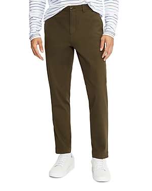 TED BAKER GENBEE CAMBURN COTTON BLEND RELAXED CHINO PANTS,252881KHAKI