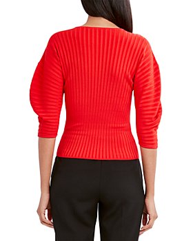 The Kooples Womens Womens Knit Sweater with Balloon-Sleeves