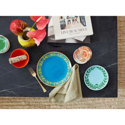 LX Remix Blue Accent Plate, Set of 4