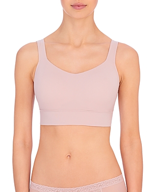 Natori Bliss Flex Wireless Contour Bralette In Rose Beige