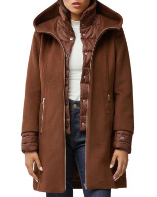 womens coat brown