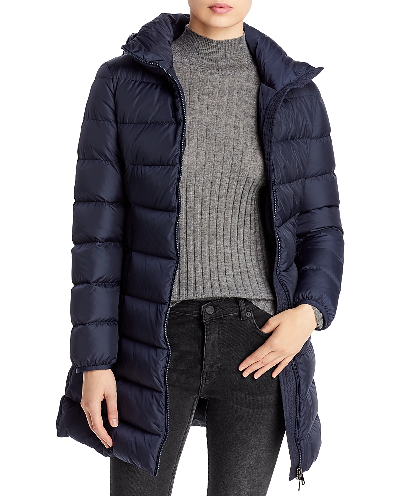 Moncler Gie Water Resistant 750 Fill Power Down Puffer Coat In Dark Blue