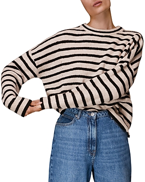 Whistles Striped Sweater