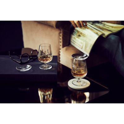 Connoisseur Lismore Rum Snifter & Tasting Cap, Set of 2