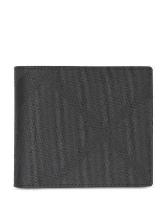 Burberry Tb Bi-fold Leather Wallet - Blue