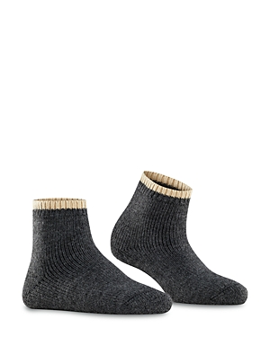 Shop Falke Cozy Plush Short Socks In Anthracite