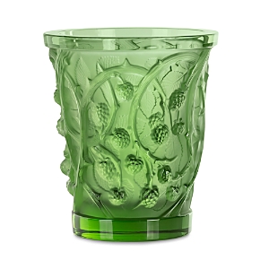 Shop Lalique Mures Vase In Green