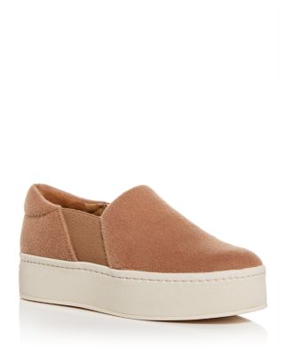 tan slip on shoes womens