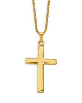 Bloomingdale's - Polished Cross Pendant Necklace in 14K Yellow Gold, 20" - 100% Exclusive