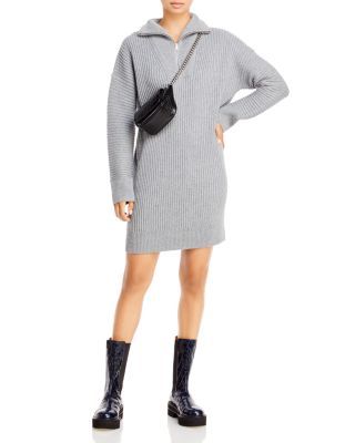 FRENCH CONNECTION Lana Half Zip Knit Dress | Bloomingdale's Women