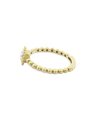 18K Yellow Gold Covet Gold Rose Cut Diamond Stack Ring