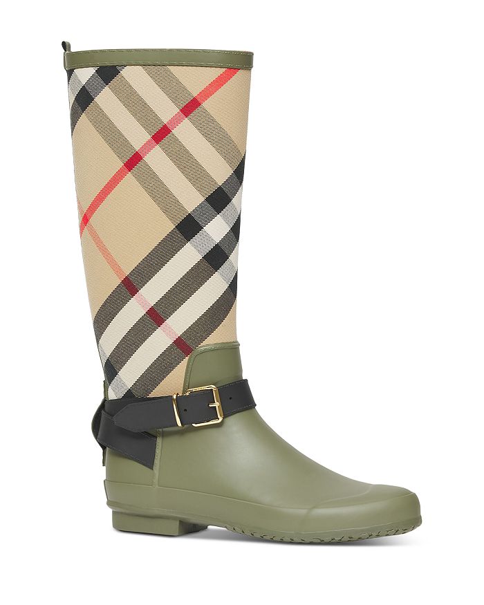 Burberry Women's House Check Rubber Rain Boots | Bloomingdale's