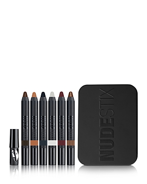 Nudestix Dark Romantics Moody Minimalist Eyes 6-piece Magnetic Eye Pencil Kit ($156 Value)