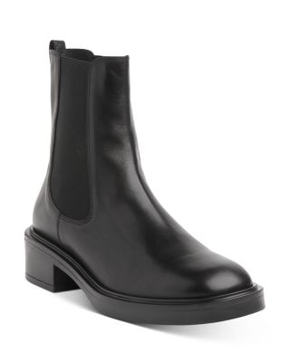 whistles black chelsea boots