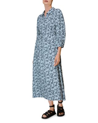 Whistles - Swallows Print Midi Dress