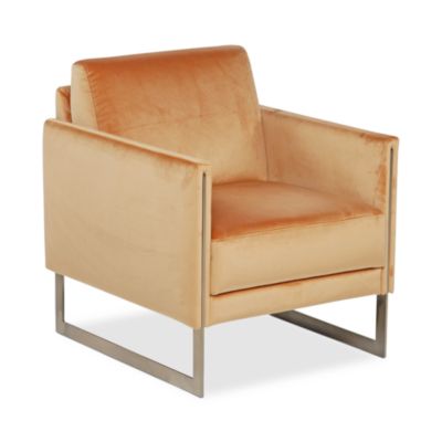 Coco Fabric Chair - Brass