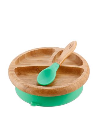 Avanchy Bamboo Baby Plate and Spoon - Ages 4 months+