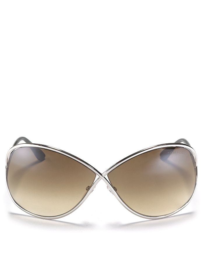 Tom Ford Women's Miranda Crossover Sunglasses, 68mm In Shiny Bronze |  ModeSens