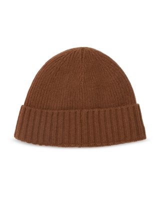 brown designer beanie