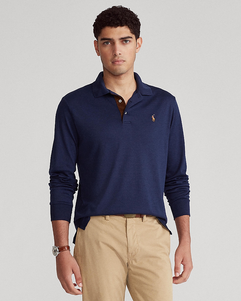 Polo Ralph Lauren Classic Fit Soft Cotton Long-Sleeve Polo Shirt