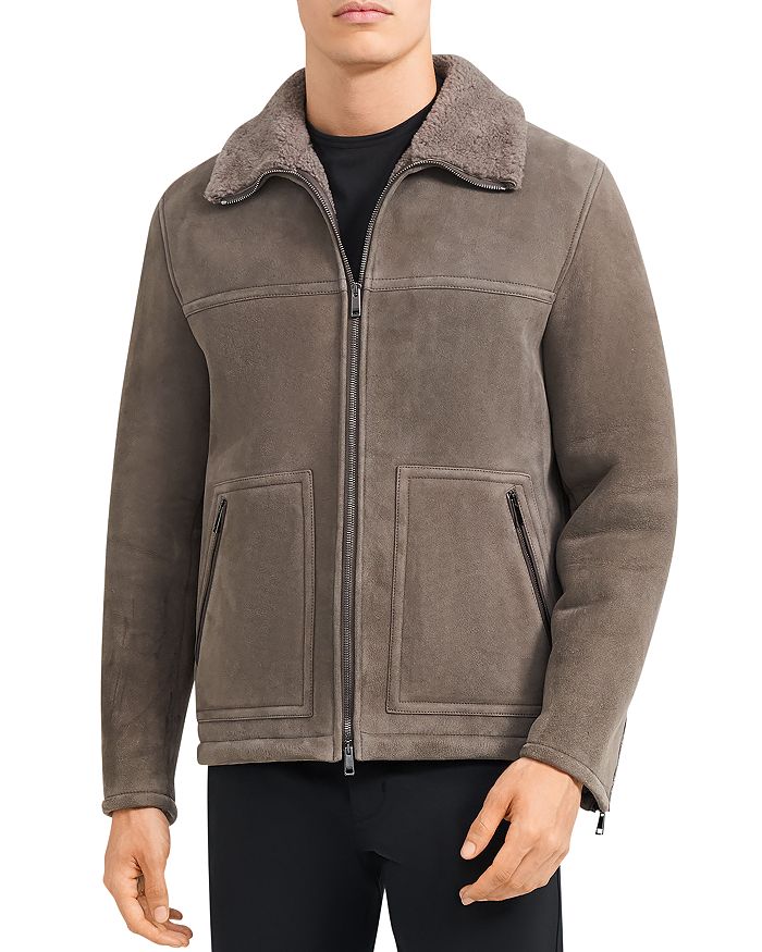 Theory shearling jacket mens online