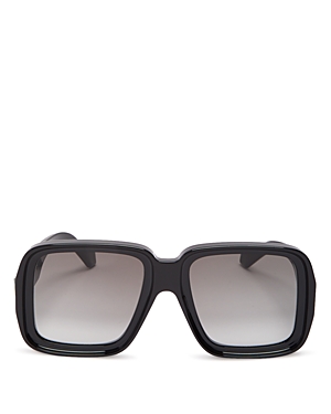 Loewe Women's Paula's Ibiza Geometric Sunglasses, 56mm In Black/gray