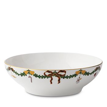 Royal Copenhagen - Star Fluted Christmas Serving Bowl
