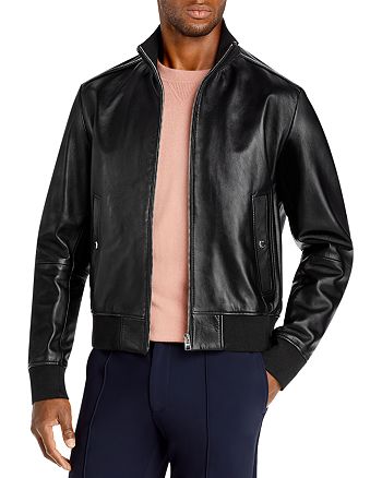 Boss Nafan Leather Jacket Bloomingdale S, Bloomingdales Hugo Boss Mens Coat