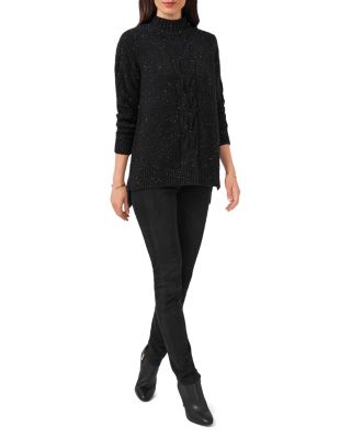 Cable Knit Turtleneck Sweater