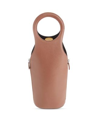 Wine Champagne Leather Travel Tote