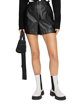 Ted Baker - Pawa Faux Leather Shorts