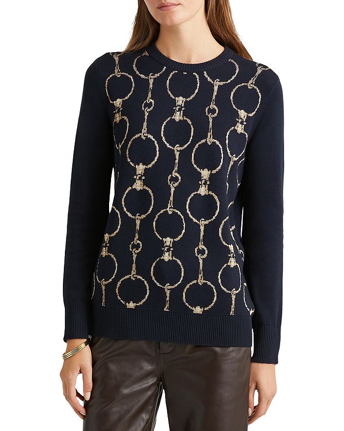 Ralph Lauren - Chain Print Crewneck Sweater