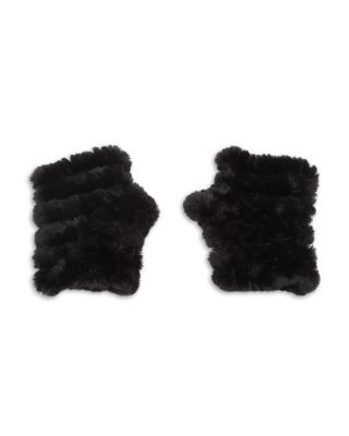 Jocelyn - Mandy Faux Fur Fingerless Mittens