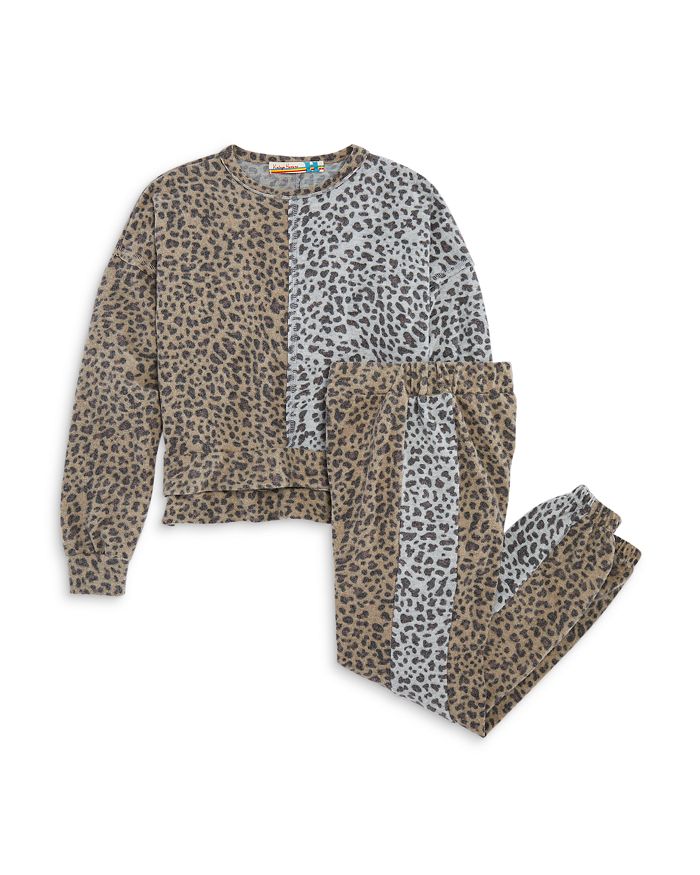 Ladies animal print sweatshirt clearance