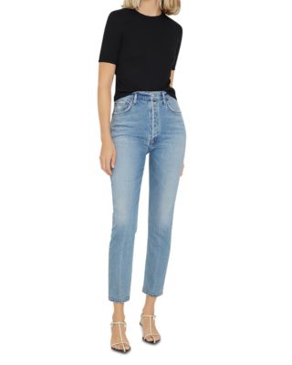 Agolde Nico High Rise Ankle Jeans in Chronicle Smart Closet