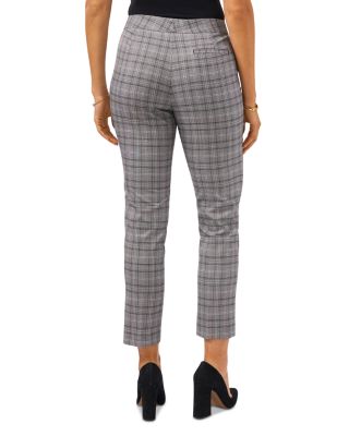 womens skinny plaid pants