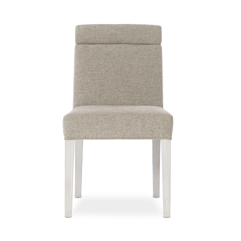 Bernhardt Foundations Side Chair In White/tan