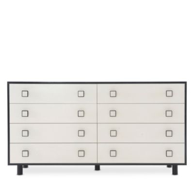 Bernhardt - Silhouette 8 Drawer Dresser with Square Hardware